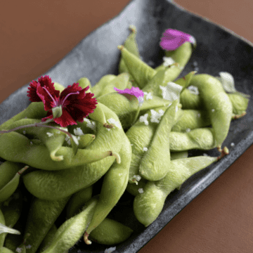 Edamame — Soja Verde Cozida e Flor De Sal
